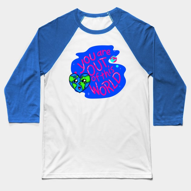 Out of this World Baseball T-Shirt by Foggy Fantasy 